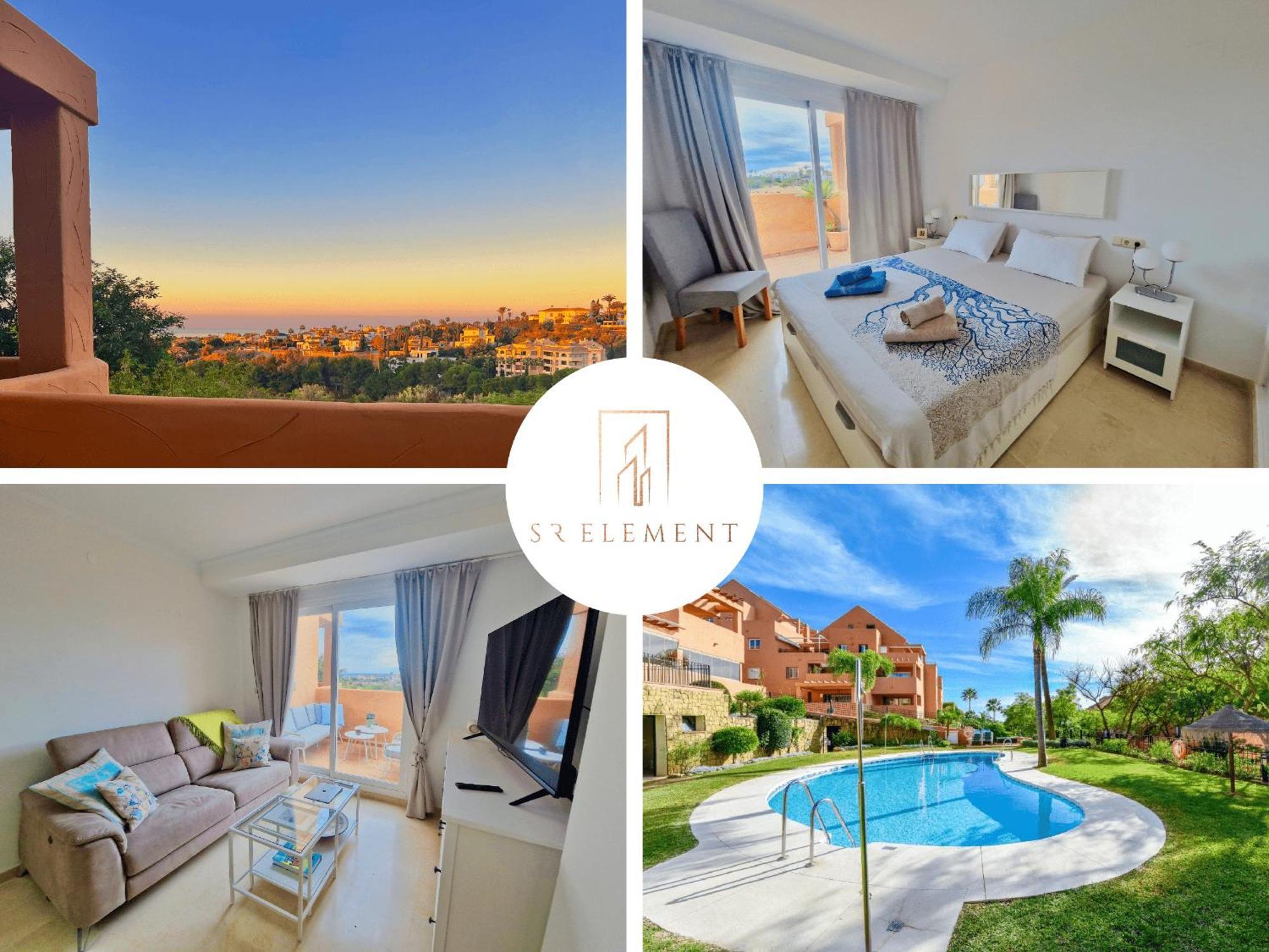 Sr Santa Maria Golf Marbella With Sea Views Apartamento Exterior foto